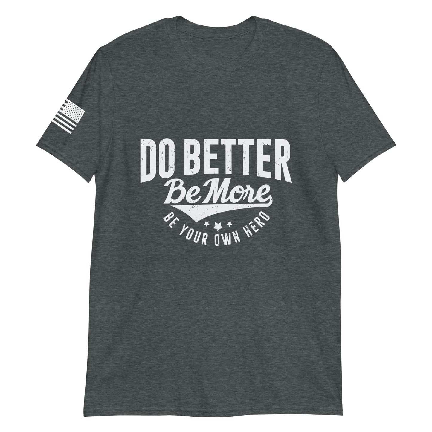 Do Better White Logo-Short-Sleeve Unisex T-Shirt