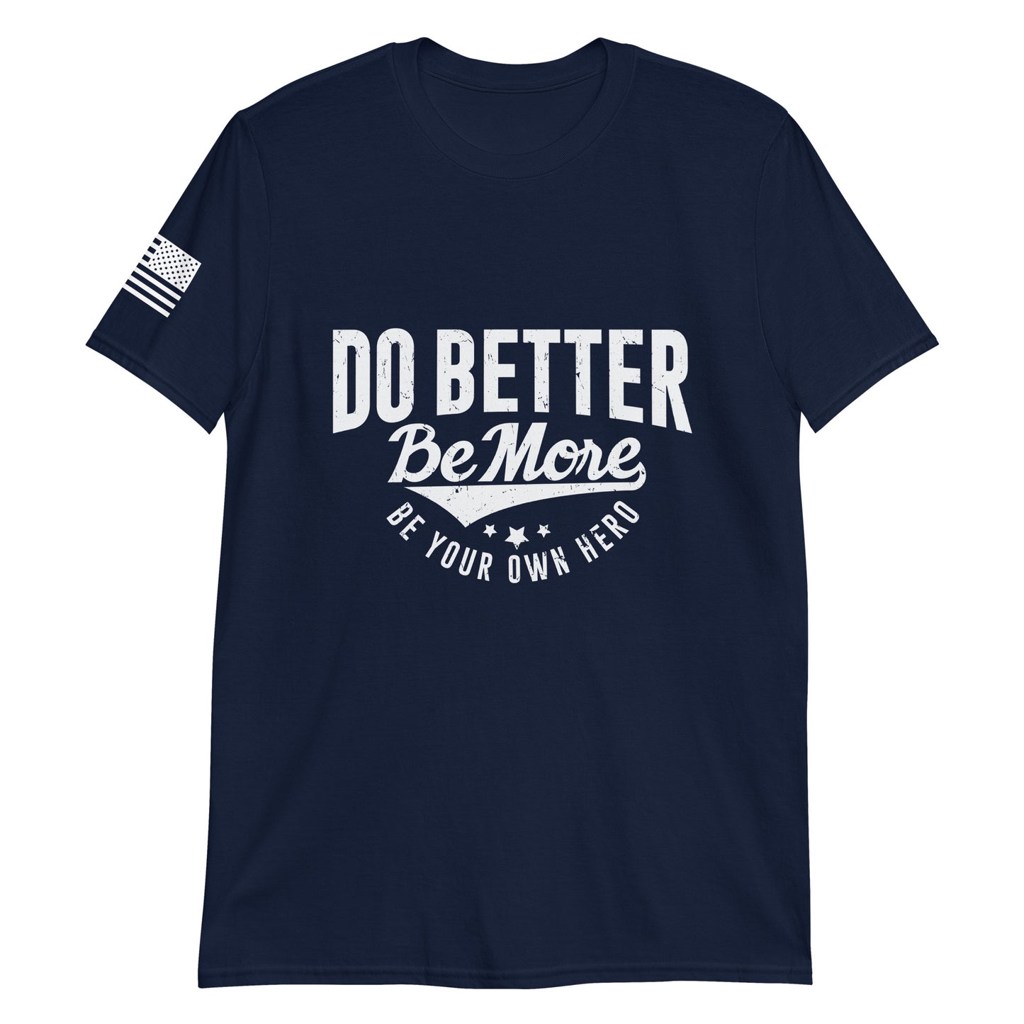 Do Better White Logo-Short-Sleeve Unisex T-Shirt