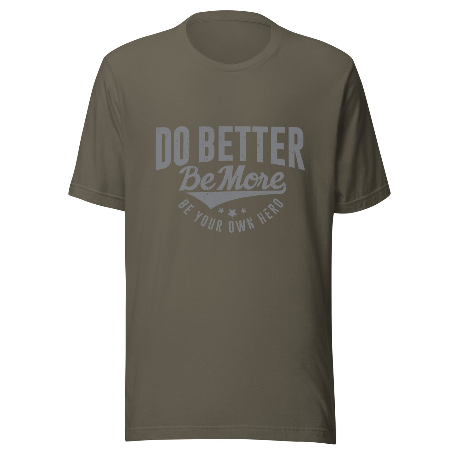 Do Better Unisex T-shirt Gray Logo